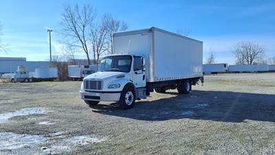 Freightliner M2 106 26 ft Box Truck - 240HP, 9 Speed Automatic, Swing Door, Liftgate