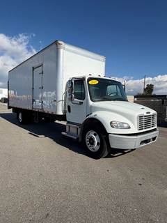 Freightliner M2 106 26 ft Box Truck - 240HP, 9 Speed Automatic, Roll up Door, Liftgate