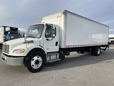 Freightliner M2 106 28 ft Box Truck - 240HP, 9 Speed Automatic, Roll up Door, Liftgate