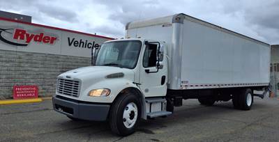 Freightliner M2 106 29 ft Box Truck - 240HP, 6 Speed Automatic, Roll up Door, Liftgate
