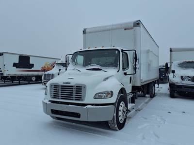 Freightliner M2 106 24 ft Box Truck - 240HP, 9 Speed Automatic, Roll up Door, Liftgate