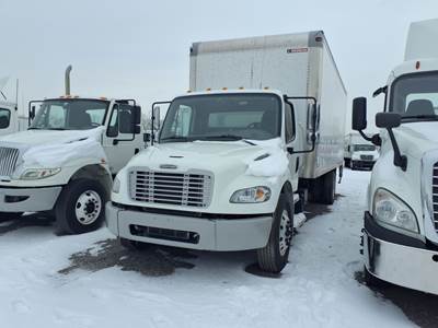 Freightliner M2 106 24 ft Box Truck - 240HP, 9 Speed Automatic, Roll up Door, Liftgate