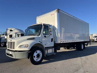 Freightliner M2 106 26 ft Box Truck - 240HP, 9 Speed Automatic, Roll up Door, Liftgate
