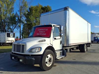 Freightliner M2 106 26 ft Box Truck - 260HP, 4 Speed Automatic, Roll up Door, Liftgate