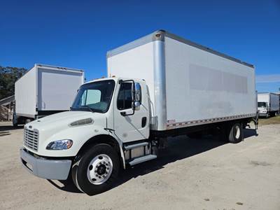 Freightliner M2 106 26 ft Box Truck - 280HP, 9 Speed Automatic, Roll up Door, Liftgate