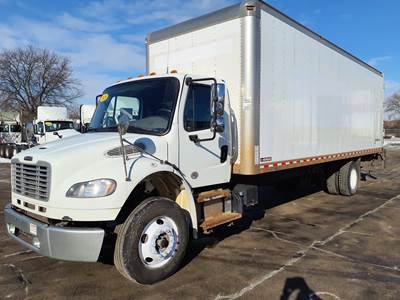 Freightliner M2 106 28 ft Box Truck - 270HP, 9 Speed Manual, Swing Door, Liftgate