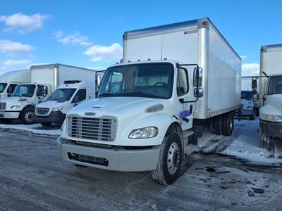 Freightliner M2 106 24 ft Box Truck - 240HP, 9 Speed Automatic, Roll up Door, Liftgate