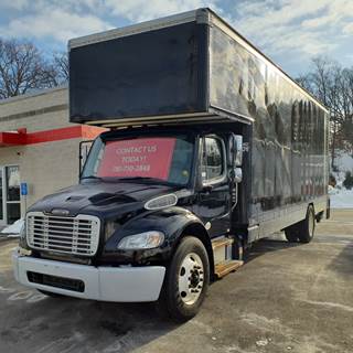Freightliner M2 106 24 ft Box Truck - 260HP, 6 Speed Automatic, Swing Door, Liftgate