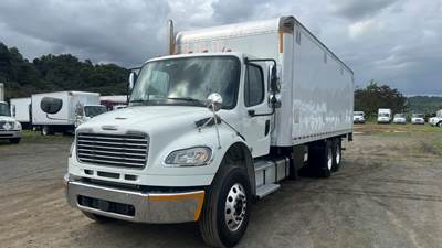 Freightliner M2 106 26 ft Box Truck - 300HP, 6 Speed Automatic, Roll up Door, Liftgate