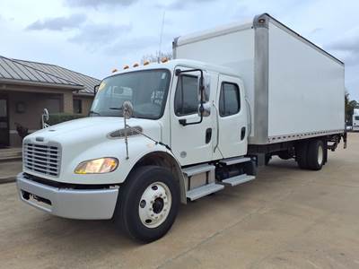 Freightliner M2 106 24 ft Box Truck - 240HP, 9 Speed Automatic, Roll up Door, Liftgate