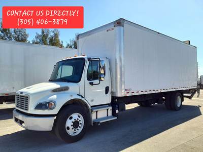 Freightliner M2 106 26 ft Box Truck - 240HP, 6 Speed Automatic, Roll up Door, Liftgate