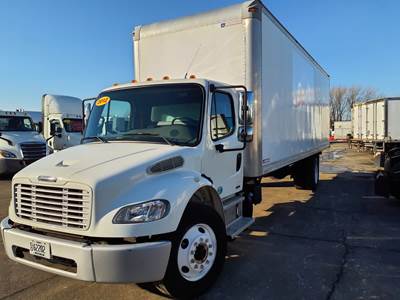 Freightliner M2 106 28 ft Box Truck - 200HP, 5 Speed Automatic, Roll up Door