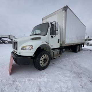 Freightliner M2 106 24 ft Box Truck - 270HP, 6 Speed Automatic, Roll up Door