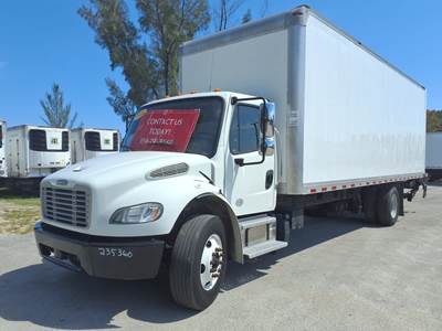 Freightliner M2 106 26 ft Box Truck - 240HP, 6 Speed Automatic, Roll up Door, Liftgate