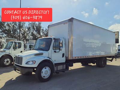 Freightliner M2 106 26 ft Box Truck - 240HP, 6 Speed Automatic, Roll up Door, Liftgate