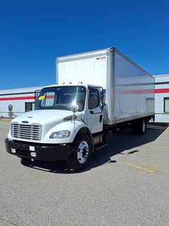 Freightliner M2 106 28 ft Box Truck - 240HP, 6 Speed Automatic, Roll up Door, Liftgate