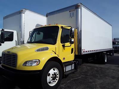Freightliner M2 106 24 ft Box Truck - 240HP, 9 Speed Automatic, Swing Door, Liftgate