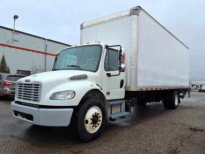 Freightliner M2 106 26 ft Box Truck - 230HP, 6 Speed Automatic, Roll up Door, Liftgate