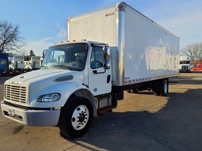 Freightliner M2 106 28 ft Box Truck - 240HP, 6 Speed Automatic, Roll up Door