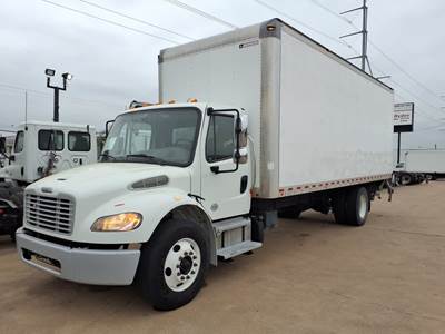 Freightliner M2 106 24 ft Box Truck - 240HP, 9 Speed Automatic, Roll up Door, Liftgate
