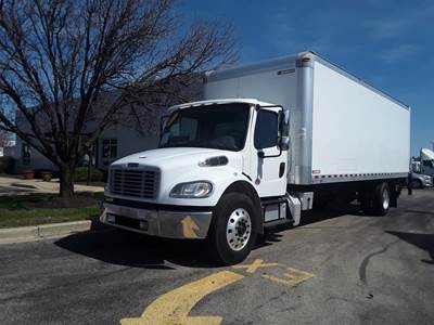 Freightliner M2 106 26 ft Box Truck - 280HP, 9 Speed Automatic, Roll up Door, Liftgate