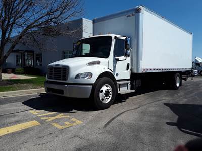 Freightliner M2 106 24 ft Box Truck - 240HP, 9 Speed Automatic, Roll up Door, Liftgate