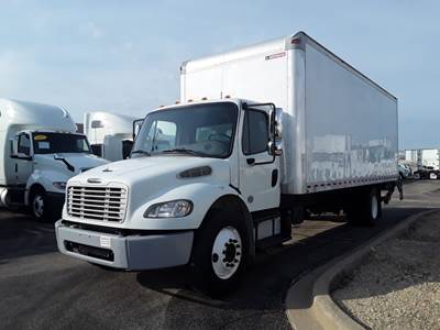 Freightliner M2 106 24 ft Box Truck - 240HP, 9 Speed Automatic, Roll up Door, Liftgate