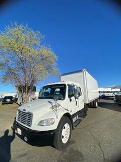 Freightliner M2 106 24 ft Box Truck - 240HP, 9 Speed Automatic, Roll up Door, Liftgate