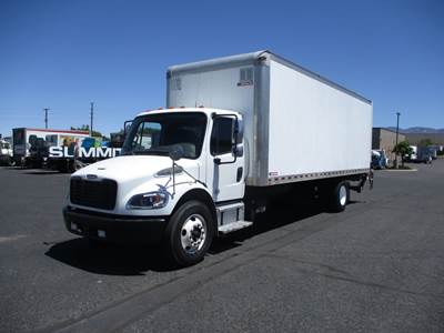 Freightliner M2 106 26 ft Box Truck - 240HP, 6 Speed Automatic, Roll up Door, Liftgate