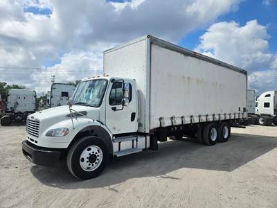 Freightliner M2 106 28 ft Box Truck - 300HP, 6 Speed Automatic, Roll up Door