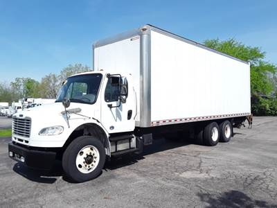Freightliner M2 106 28 ft Box Truck - 300HP, 6 Speed Automatic, Roll up Door, Liftgate