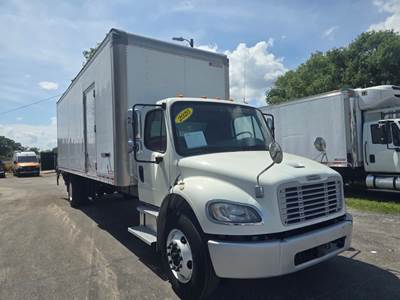 Freightliner M2 106 26 ft Box Truck - 280HP, 9 Speed Automatic, Roll up Door, Liftgate