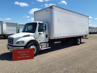 Freightliner M2 106 26 ft Box Truck - 240HP, 7 Speed Automatic, Swing Door