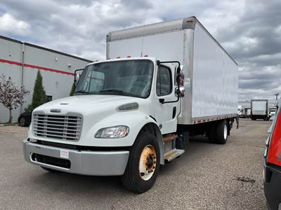 Freightliner M2 106 24 ft Box Truck - 240HP, 6 Speed Automatic, Roll up Door, Liftgate