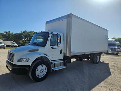 Freightliner M2 106 24 ft Box Truck - 240HP, 5 Speed Automatic, Roll up Door