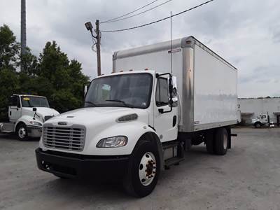 Freightliner M2 106 18 ft Box Truck - 240HP, 9 Speed Automatic, Roll up Door