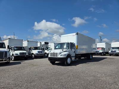 Freightliner M2 106 26 ft Box Truck - 240HP, 6 Speed Automatic, Roll up Door, Liftgate