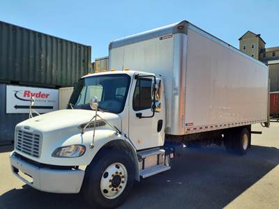 Freightliner M2 106 24 ft Box Truck - 260HP, 9 Speed Automatic, Roll up Door, Liftgate