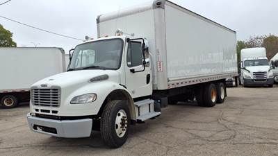 Freightliner M2 106 28 ft Box Truck - 270HP, 6 Speed Automatic, Roll up Door