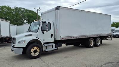 Freightliner M2 106 28 ft Box Truck - 270HP, 6 Speed Automatic, Roll up Door