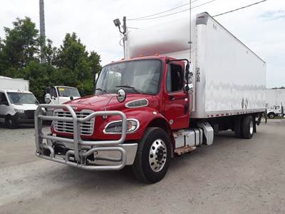 Freightliner M2 106 28 ft Box Truck - 280HP, 6 Speed Automatic, Roll up Door, Liftgate