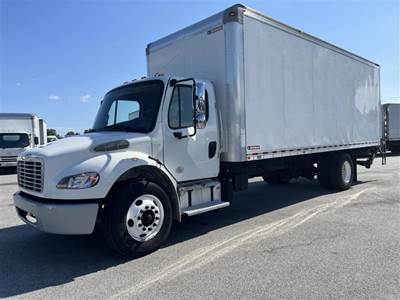 Freightliner M2 106 24 ft Box Truck - 230HP, 9 Speed Automatic, Roll up Door, Liftgate