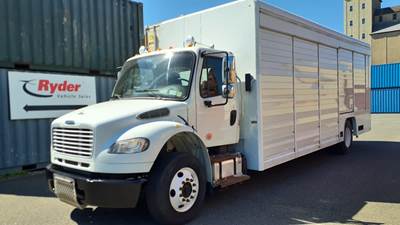 Freightliner M2 106 24 ft Box Truck - 270HP, 6 Speed Automatic, Roll up Door
