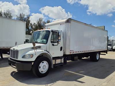 Freightliner M2 106 24 ft Box Truck - 240HP, 6 Speed Automatic, Roll up Door, Liftgate