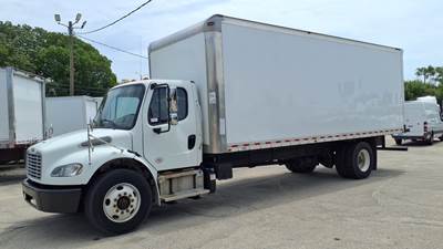 Freightliner M2 106 24 ft Box Truck - 280HP, 6 Speed Automatic, Roll up Door