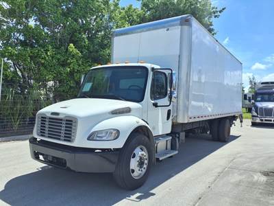 Freightliner M2 106 26 ft Box Truck - 240HP, 9 Speed Automatic, Roll up Door, Liftgate