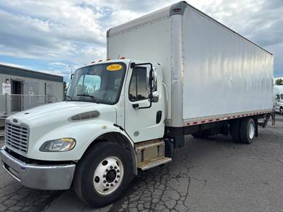 Freightliner M2 106 26 ft Box Truck - 240HP, 9 Speed Automatic, Roll up Door, Liftgate