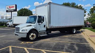 Freightliner M2 106 26 ft Box Truck - 240HP, 9 Speed Automatic, Roll up Door, Liftgate