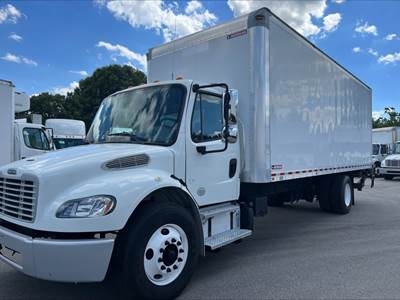 Freightliner M2 106 24 ft Box Truck - 230HP, 9 Speed Automatic, Roll up Door, Liftgate