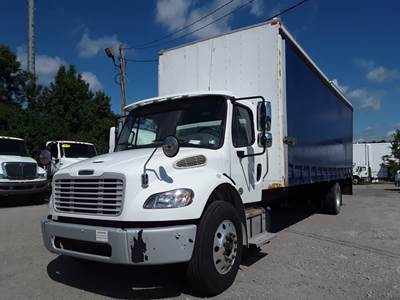 Freightliner M2 106 28 ft Box Truck - 240HP, 6 Speed Automatic, Swing Door